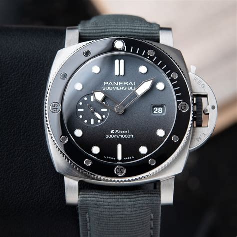 panerai esteel submersible.